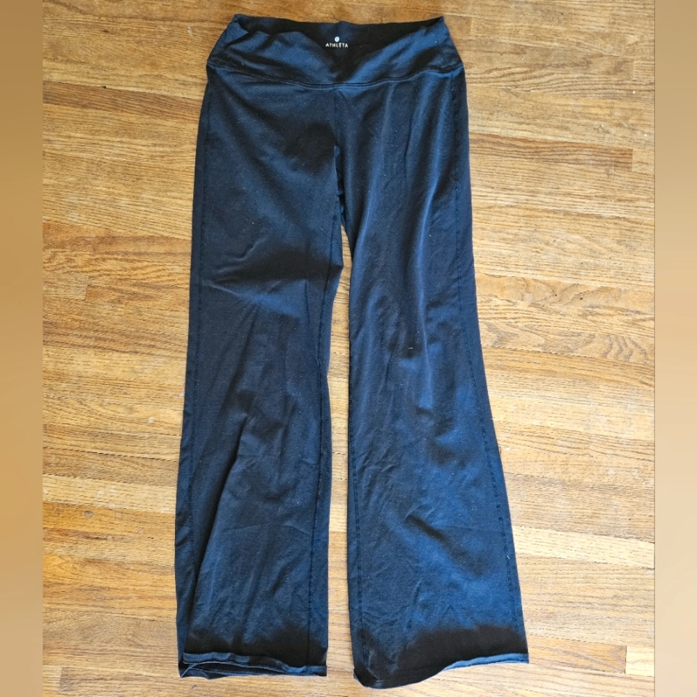 Athleta, Women's Size M, Black, Wide Leg Pants